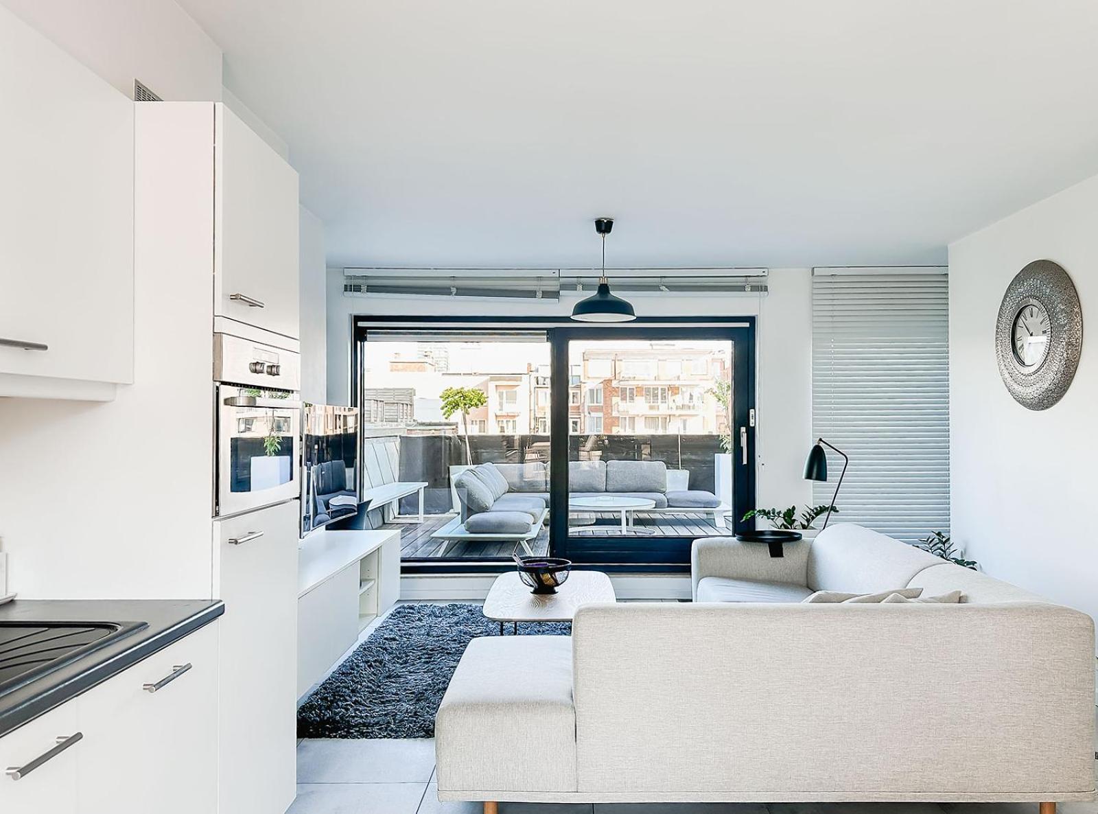 Modern Appartement Centrum Oostende Met Enorm Dakterras Екстер'єр фото